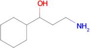 3-Amino-1-cyclohexylpropan-1-ol