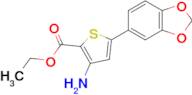 Ethyl 3-amino-5-(1,3-dioxaindan-5-yl)thiophene-2-carboxylate