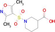 1-[(dimethyl-1,2-oxazol-4-yl)sulfonyl]piperidine-3-carboxylic acid