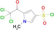 1-Methyl-5-(trichloroacetyl)-1h-pyrrole-3-sulfonyl chloride