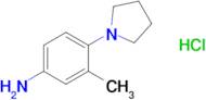 3-Methyl-4-(pyrrolidin-1-yl)aniline hydrochloride