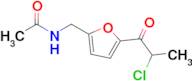 n-{[5-(2-chloropropanoyl)furan-2-yl]methyl}acetamide