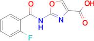 2-(2-Fluorobenzamido)-1,3-oxazole-4-carboxylic acid