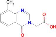 2-(8-Methyl-4-oxo-3,4-dihydroquinazolin-3-yl)acetic acid