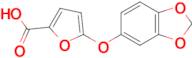 5-(1,3-Dioxaindan-5-yloxy)furan-2-carboxylic acid