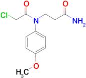 3-[2-chloro-n-(4-methoxyphenyl)acetamido]propanamide