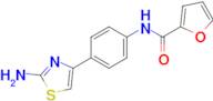 n-[4-(2-amino-1,3-thiazol-4-yl)phenyl]furan-2-carboxamide