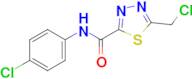 5-(Chloromethyl)-n-(4-chlorophenyl)-1,3,4-thiadiazole-2-carboxamide