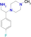 2-(4-Fluorophenyl)-2-(4-methylpiperazin-1-yl)ethan-1-amine