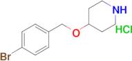 4-[(4-bromophenyl)methoxy]piperidine hydrochloride