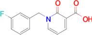 1-[(3-fluorophenyl)methyl]-2-oxo-1,2-dihydropyridine-3-carboxylic acid