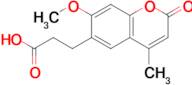 3-(7-Methoxy-4-methyl-2-oxo-2h-chromen-6-yl)propanoic acid