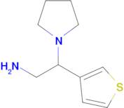 2-(Pyrrolidin-1-yl)-2-(thiophen-3-yl)ethan-1-amine