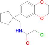 2-Chloro-n-{[1-(2,3-dihydro-1,4-benzodioxin-6-yl)cyclopentyl]methyl}acetamide