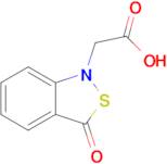 2-(3-Oxo-1,3-dihydro-2,1-benzothiazol-1-yl)acetic acid