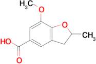 7-Methoxy-2-methyl-2,3-dihydro-1-benzofuran-5-carboxylic acid