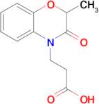 3-(2-Methyl-3-oxo-3,4-dihydro-2h-1,4-benzoxazin-4-yl)propanoic acid