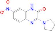 7-Nitro-3-(pyrrolidin-1-yl)-1,2-dihydroquinoxalin-2-one