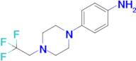 4-[4-(2,2,2-trifluoroethyl)piperazin-1-yl]aniline