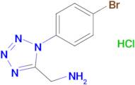 1-[1-(4-bromophenyl)-1h-1,2,3,4-tetrazol-5-yl]methanamine hydrochloride