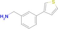 (3-(thiophen-3-yl)phenyl)methanamine