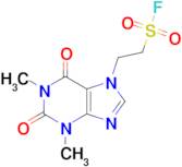 2-(1,3-Dimethyl-2,6-dioxo-2,3,6,7-tetrahydro-1h-purin-7-yl)ethane-1-sulfonyl fluoride
