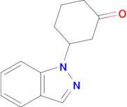 3-(1h-Indazol-1-yl)cyclohexan-1-one