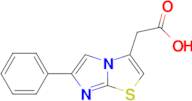 2-{6-phenylimidazo[2,1-b][1,3]thiazol-3-yl}acetic acid