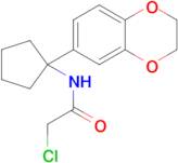 2-Chloro-n-[1-(2,3-dihydro-1,4-benzodioxin-6-yl)cyclopentyl]acetamide