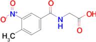 2-[(4-methyl-3-nitrophenyl)formamido]acetic acid