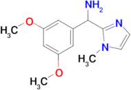 (3,5-Dimethoxyphenyl)(1-methyl-1h-imidazol-2-yl)methanamine