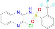 n-(3-Chloroquinoxalin-2-yl)-2-(trifluoromethyl)benzene-1-sulfonamide
