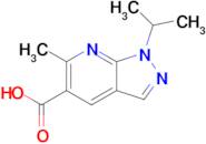 6-Methyl-1-(propan-2-yl)-1h-pyrazolo[3,4-b]pyridine-5-carboxylic acid