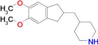 4-[(5,6-dimethoxy-2,3-dihydro-1h-inden-2-yl)methyl]piperidine