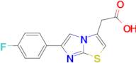 2-[6-(4-fluorophenyl)imidazo[2,1-b][1,3]thiazol-3-yl]acetic acid