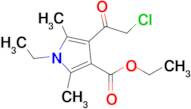 Ethyl 4-(2-chloroacetyl)-1-ethyl-2,5-dimethyl-1h-pyrrole-3-carboxylate