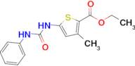 Ethyl 3-methyl-5-[(phenylcarbamoyl)amino]thiophene-2-carboxylate