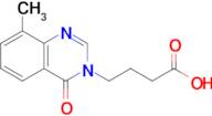 4-(8-Methyl-4-oxo-3,4-dihydroquinazolin-3-yl)butanoic acid