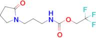 2,2,2-Trifluoroethyl n-[3-(2-oxopyrrolidin-1-yl)propyl]carbamate