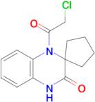 1'-(2-Chloroacetyl)-3',4'-dihydro-1'h-spiro[cyclopentane-1,2'-quinoxaline]-3'-one