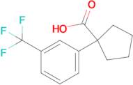 1-[3-(trifluoromethyl)phenyl]cyclopentane-1-carboxylic acid