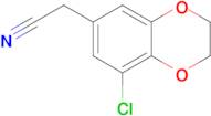 2-(8-Chloro-2,3-dihydro-1,4-benzodioxin-6-yl)acetonitrile