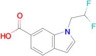 1-(2,2-Difluoroethyl)-1h-indole-6-carboxylic acid