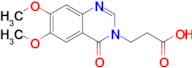 3-(6,7-Dimethoxy-4-oxo-3,4-dihydroquinazolin-3-yl)propanoic acid