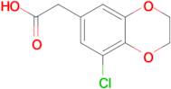 2-(8-Chloro-2,3-dihydro-1,4-benzodioxin-6-yl)acetic acid