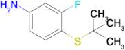 4-(Tert-butylsulfanyl)-3-fluoroaniline