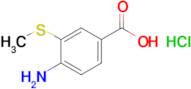 4-Amino-3-(methylsulfanyl)benzoic acid hydrochloride