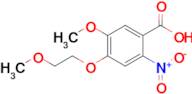 5-Methoxy-4-(2-methoxyethoxy)-2-nitrobenzoic acid