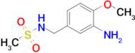 n-[(3-amino-4-methoxyphenyl)methyl]methanesulfonamide