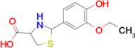 2-(3-Ethoxy-4-hydroxyphenyl)-1,3-thiazolidine-4-carboxylic acid